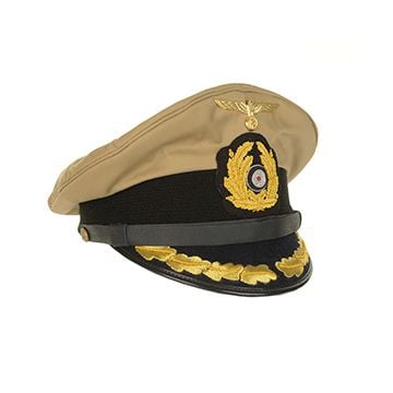 WW2 German Kriegsmarine Tropical Visor Cap - Captain