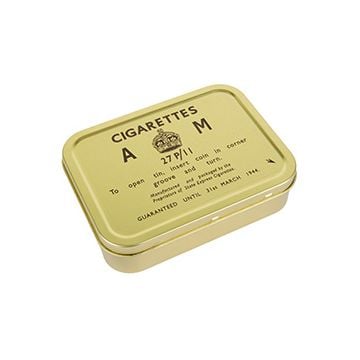 WW2 British Cigarette AM Ration Tin
