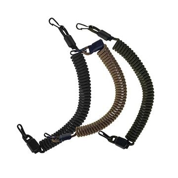 Paracord Spiral Lanyard with Carabiners