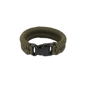 Paracord Fish Bracelet - Olive Green