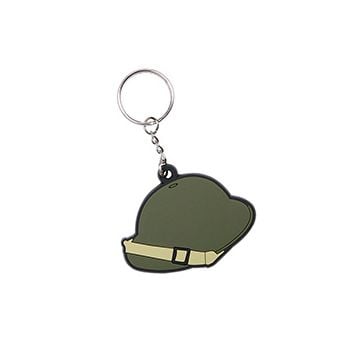 WW2 PVC 3D Keychain - Brodie Helmet