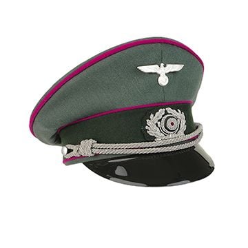 WW2 German General Staff Gabardine Visor Cap by Erel