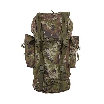 65L BW German Army Style Tactical Rucksack - Vegetato Camo