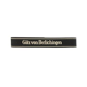 WW2 German Gotz Vor Berlichingen Bevo Cuff Title