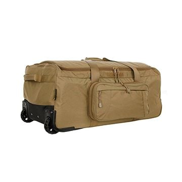 Wheeled 136L Trolley Contractor Travel Bag - Coyote