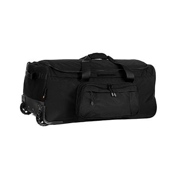 Wheeled 136L Trolley Contractor Travel Bag - Black