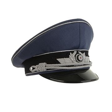 WW2 German Luftwaffe Officers Visor Cap by Erel - Wreath Only