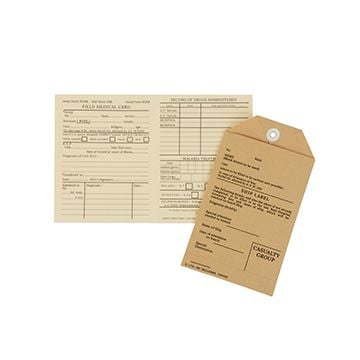 WW2 British Field Medical Card & Envelope