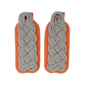 German Army Senior Officer Shoulder Boards - Orange piped