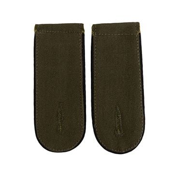 DAK Afrika Korps Black Piped EM Shoulder Boards - Pioneers