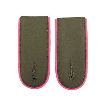 DAK Afrika Korps Pink Piped EM Shoulder Boards - Panzer