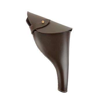 British Webley .38 Holster - Dark Brown Leather