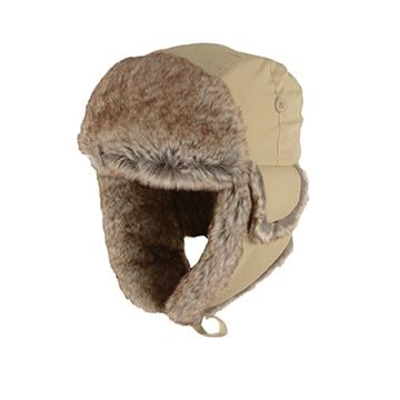 Taslan Ushanka Trapper Hat - Cream