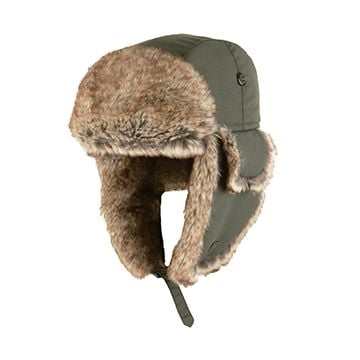 Taslan Ushanka Trapper Hat - Olive