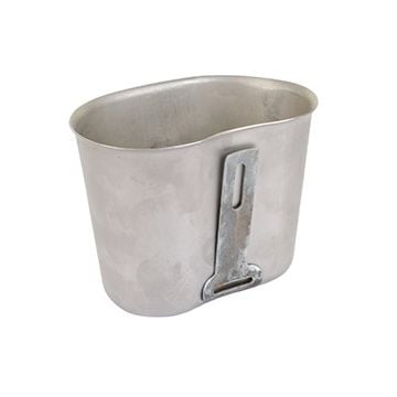 Original Belgian Army ABL Cup with Fold Down Handle 