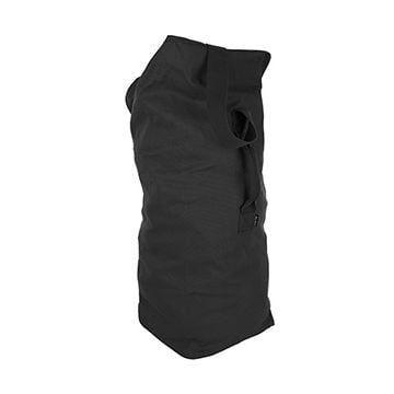 Large US Cotton Duffel Bag - Black