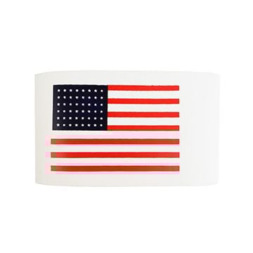 This view shows the front of the WW2 US Paratrooper Invasion Armband. Thumbnail