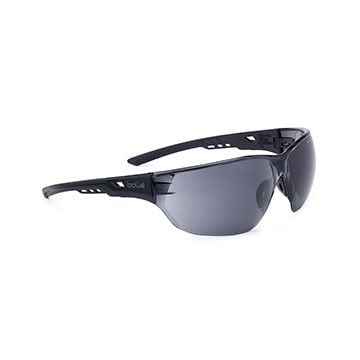 Bolle Ness+ Safety Glasses - Smoke Platinum Lenses