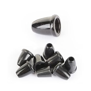 Original British Army Bell Shaped Cord Stoppers - Black