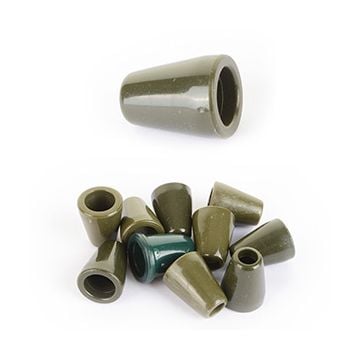 Original British Army Bell Shaped Cord Stoppers - Green