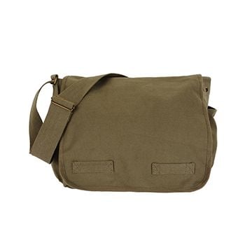 Rothco Classic Canvas Messenger Bag - Olive Drab