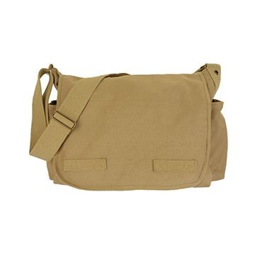 Rothco Classic Canvas Messenger Bag - Khaki