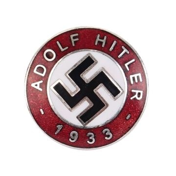 Adolf Hitler 1933 pin badge Thumbnail