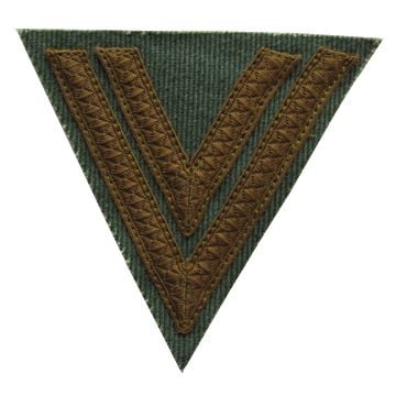 Afrika Corps Obergefreiter Rank Chevron - Tropical tresse on Dark Green