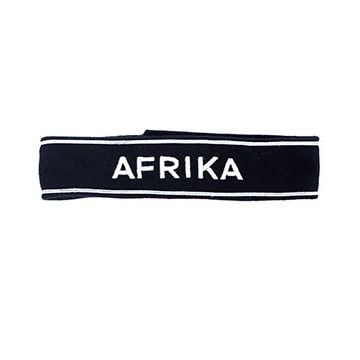 Afrika EM Bordered Cuff Title on Black Thumbnail