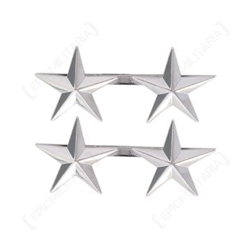 US Army Miniature Major General Stars - Pair