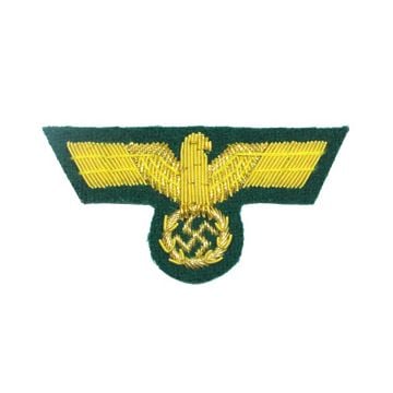 German Army General Bullion Cap Eagle - Thumbnail