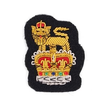 Army Peak Cap Badge - Queens Crown Thumbnail