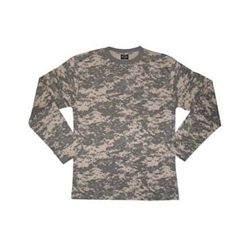 Digital Camo Long Sleeved T-Shirt Thumb
