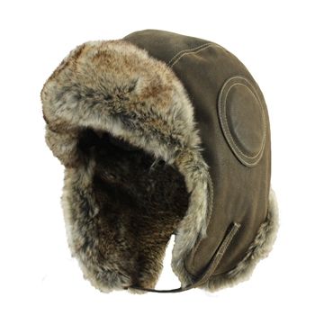 Aviator Leather and Fur Ushanka Thumbnail