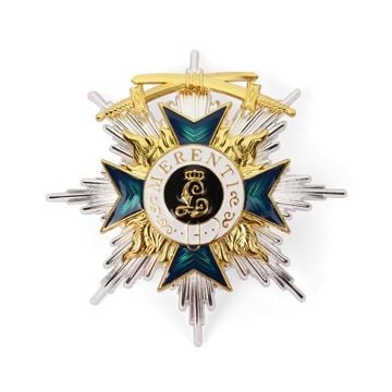 Bavarian Order of Military Merit With Swords 1st Class - Breast Star Thumbnail