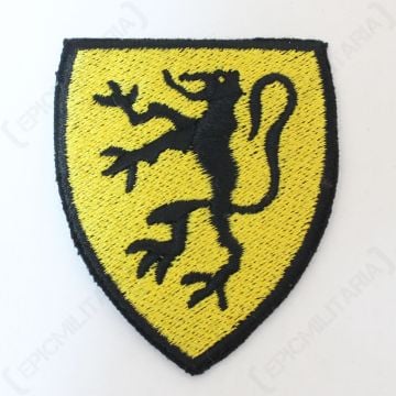 Belgium - Black Lion on Yellow - Type 2