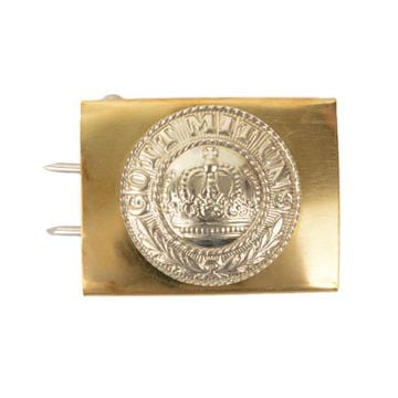 German WW1 Gott Mit Uns Belt Buckle - Gold