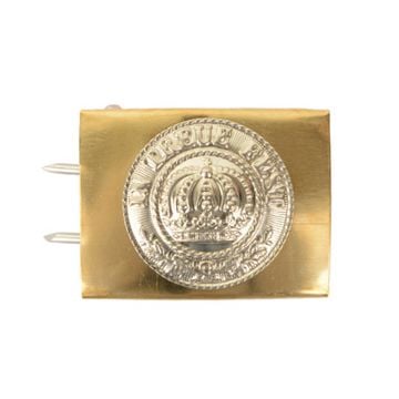 German WW1 In Treue Fest Belt Buckle - Gold