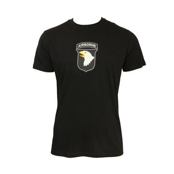 Black 101st Airborne T-Shirt - Thumbnail