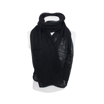 Black Net Scarf - Thumbnail