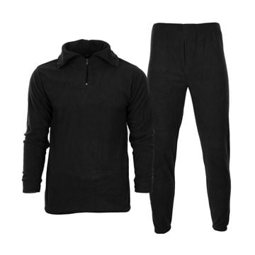 Black Thermal Underwear Set