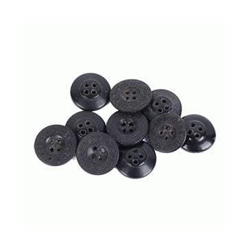 Black Vintage Buttons - Solide Elegant - 1.5 cm Thumbnail