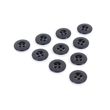 Black Vintage Buttons - Type 4 - 1.4 cm Thumbnail