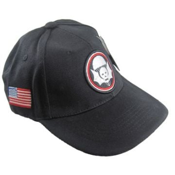 Black US 502nd Parachute Infantry Baseball Cap