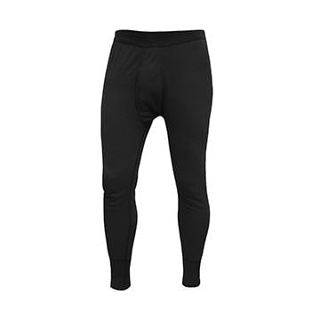 Brandit Bundeswehr Thermal Cotton Under Trousers with Plush Lining - Black