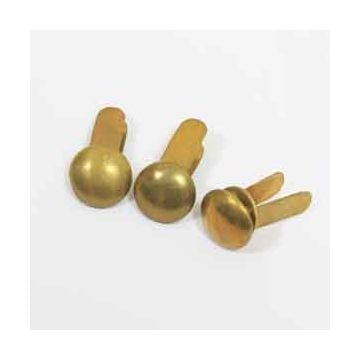 Set of 3 Helmet Split Pin Rivets - Brass Thumbnail