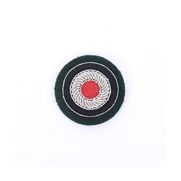 Bullion Cap Cockade - Dark Green