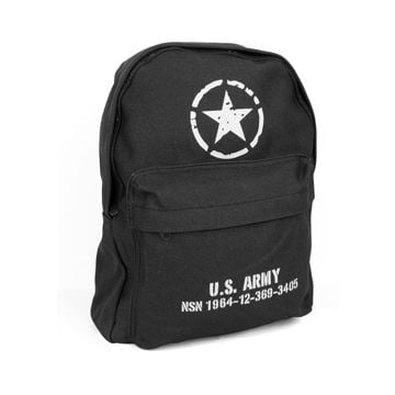 Kids US Army Rucksack - Black