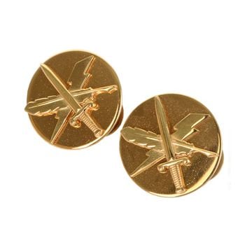 WW2 US Collar Discs - Public Affairs
