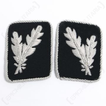 WW2 German Waffen-SS Oberfuhrer Collar Tabs